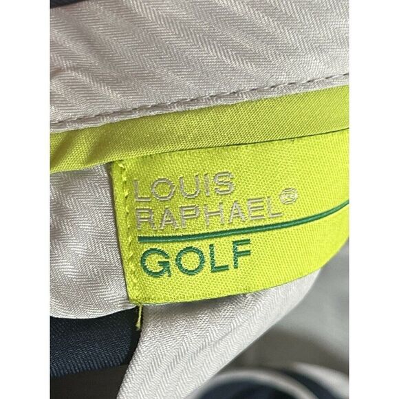 Louis Raphael Performance Blue Golf Shorts Mens 35 Zip Chino Beach Outdoors Walk - Picture 5 of 5